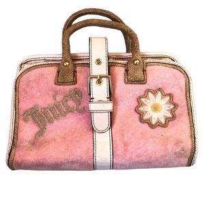Juicy Couture Vintage Travel Makeup Bag Y2K Hard to Find Barbiecore RARE